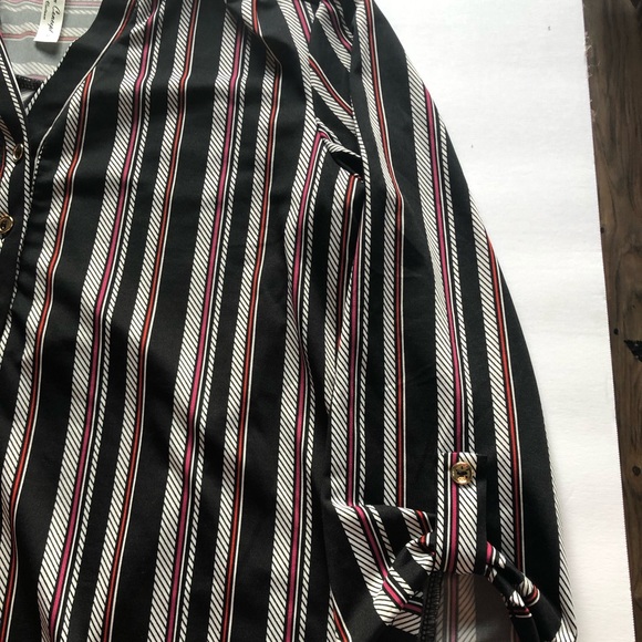 PerSeption Concept Black blouse rayon blouse - Picture 6 of 8